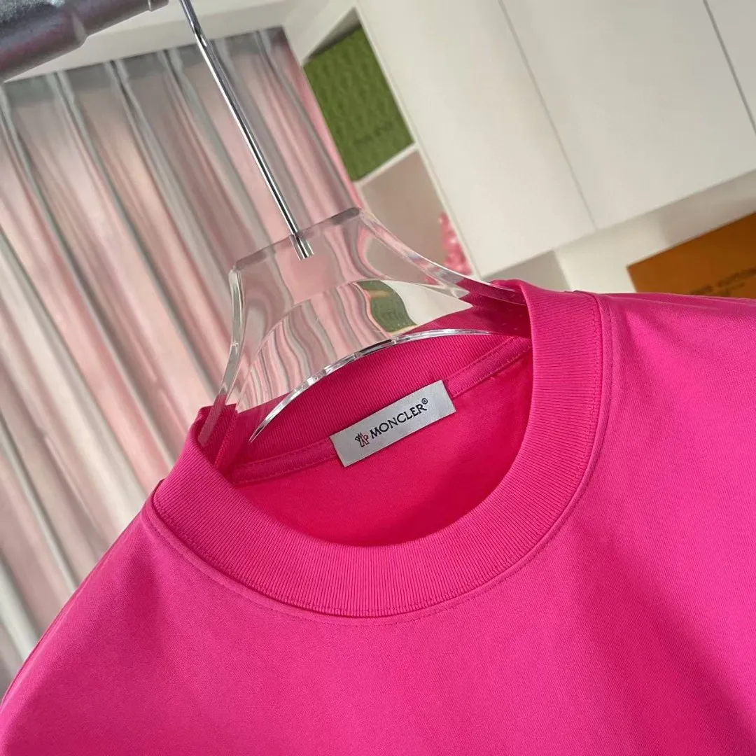 Moncle* 2025 New Arrival logo 300 t Same Style Size：S M L XL XXL ：Black White Pink Red Gray
